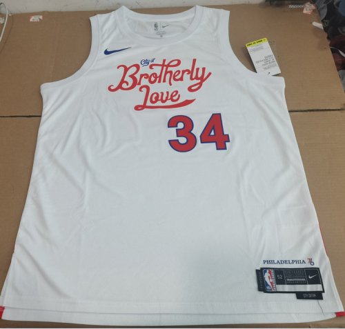 Maillot de Basket #34 Barkley 76ers 22-23 city Imprimé